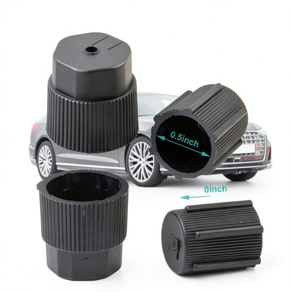 Ferianl Air Conditioning Valve Core Caps ABS Plastic-1