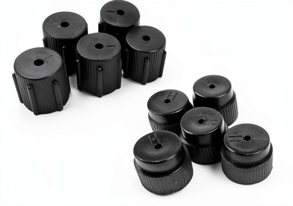 Ferianl Air Conditioning Valve Core Caps ABS Plastic-6