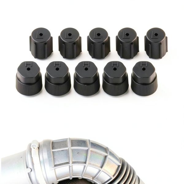 Ferianl Air Conditioning Valve Core Caps ABS Plastic-4