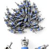 AC Valve Core Kit Linkstyle Copper Nickel 50pcs-2