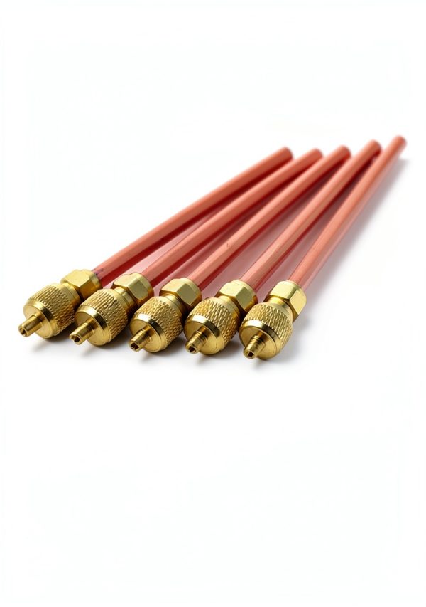 Wisscool 10-Piece Schrader Valve Kit 2.5 Inch Aluminum Brass Copper-2
