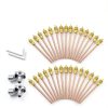 Gohantee HVAC Access Valve Kit 30 Copper Valves with Bullet Piercing-6