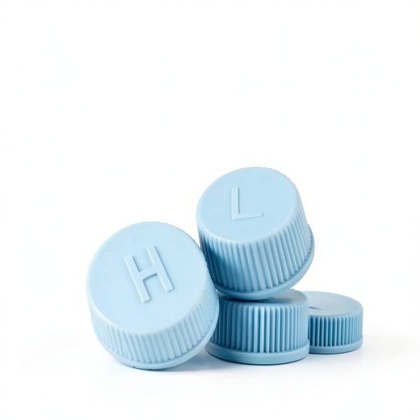 Rosojodg Blue Aluminum AC Valve Caps Universal Fit Replacement Set-0