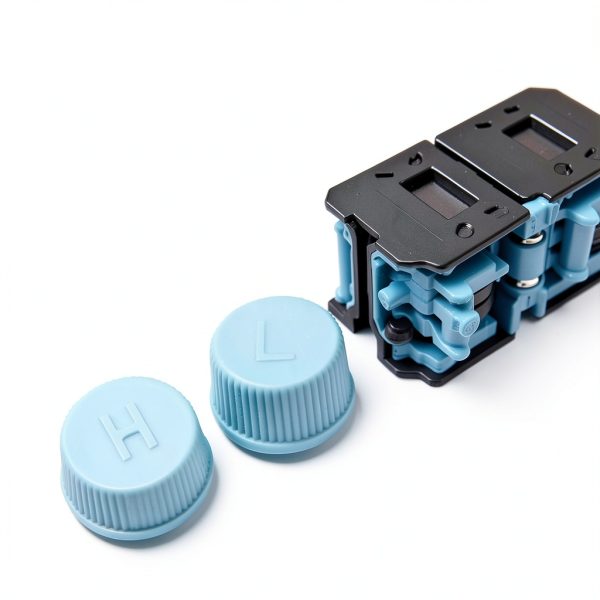 Rosojodg Blue Aluminum AC Valve Caps Universal Fit Replacement Set-1