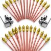 Gohantee HVAC Access Valve Kit 30 Copper Valves with Bullet Piercing-0