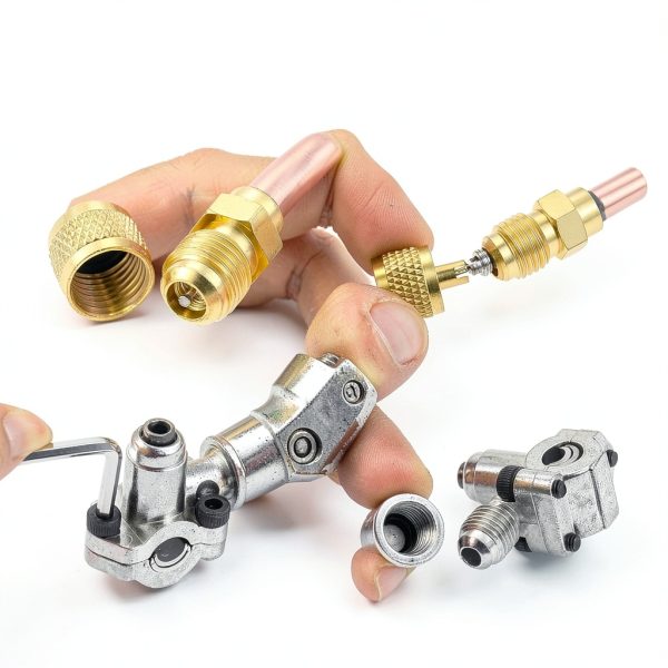 Gohantee HVAC Access Valve Kit 30 Copper Valves with Bullet Piercing-4