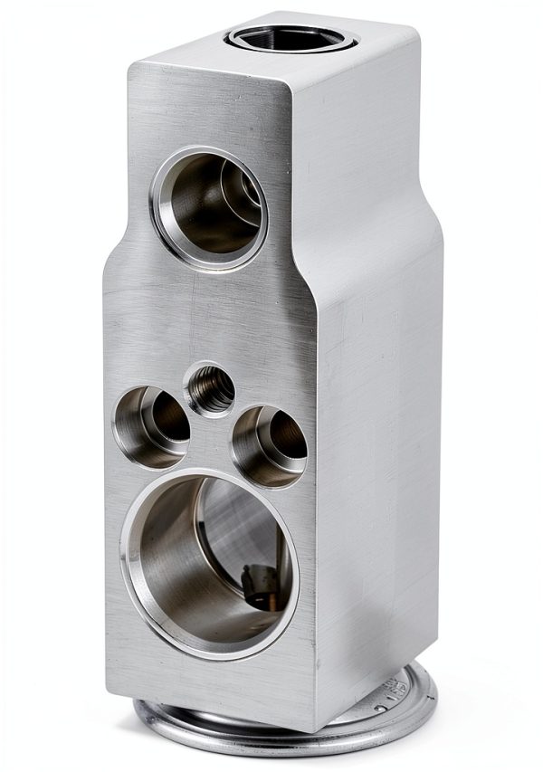 UAC Block Expansion Valve Metal OE Replacement 0.5in Flare Inlet-0
