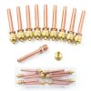 Wisscool 10-Piece Schrader Valve Kit 2.5 Inch Aluminum Brass Copper-0