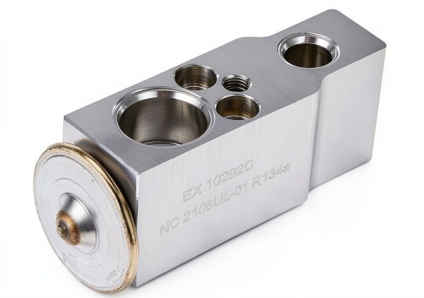 UAC Block Expansion Valve Metal OE Replacement 0.5in Flare Inlet-1
