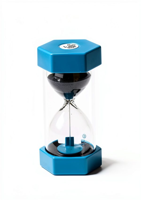 Large 30 Second Sand Timer, Colorful Durable Hourglass Sand Clock, Plastic Blue Sand Watch 30 Sec for Kids Games Classroom-4