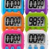 6 Pack Multi-Function Electronic Timer - Magnetic Digital Timers Big LCD Display The Loud/Silent Switch Countdown Timer Extensively Use in Break Time, Cooking,Gym, Meeting, Classroom-0