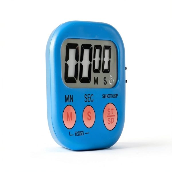 6 Pack Multi-Function Electronic Timer - Magnetic Digital Timers Big LCD Display The Loud/Silent Switch Countdown Timer Extensively Use in Break Time, Cooking,Gym, Meeting, Classroom-1