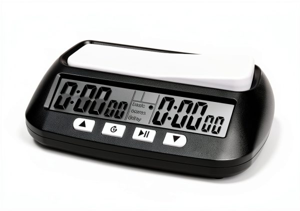 Chess Clock Generic Multifunctional Electronic Timer Black 4.1"Display-2