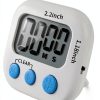 Digital Kitchen Timer 6 Pack Magnetic Back ON/OFF Switch LinkDm White-2
