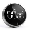 VOCOO Digital Kitchen Timer - Magnetic Countdown Countup Timer with Large LED Display Volume Adjustable, Easy for Cooking and for Seniors and Kids to Use (Space Grey)-5