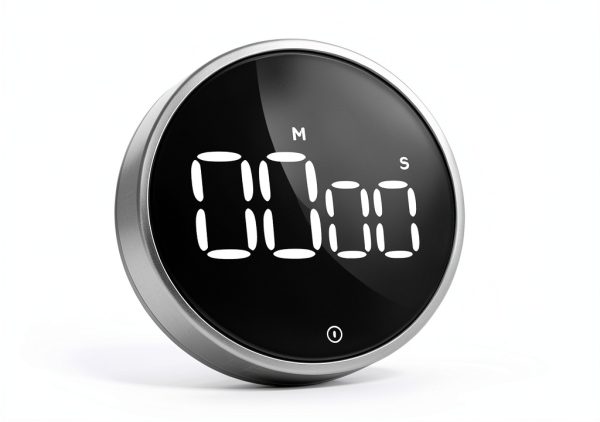VOCOO Digital Kitchen Timer - Magnetic Countdown Countup Timer with Large LED Display Volume Adjustable, Easy for Cooking and for Seniors and Kids to Use (Space Grey)-5