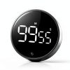 VOCOO Digital Kitchen Timer - Magnetic Countdown Countup Timer with Large LED Display Volume Adjustable, Easy for Cooking and for Seniors and Kids to Use (Space Grey)-7