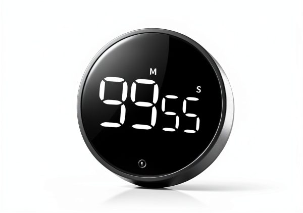 VOCOO Digital Kitchen Timer - Magnetic Countdown Countup Timer with Large LED Display Volume Adjustable, Easy for Cooking and for Seniors and Kids to Use (Space Grey)-7