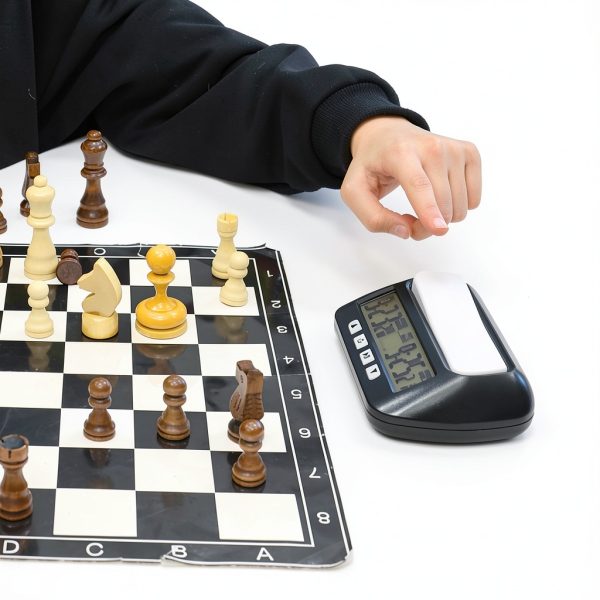 Chess Clock Generic Multifunctional Electronic Timer Black 4.1"Display-7