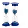 Sand Timer for Kids Set of 3 Small Colorful Hourglass Acrylic Covered Clock 1Min 2Min 5Min for Classroom, Home & Kids Room-4