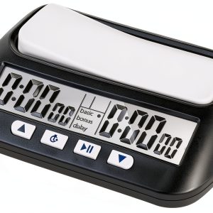 Chess Clock Generic Multifunctional Electronic Timer Black 4.1"Display-0