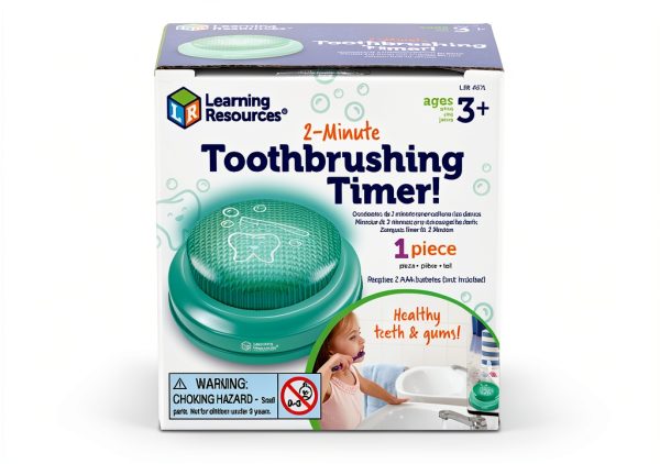 Learning Resources 2 Minute Toothbrushing Timer for Kids Model LER4371-4