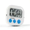 Digital Kitchen Timer 6 Pack Magnetic Back ON/OFF Switch LinkDm White-4