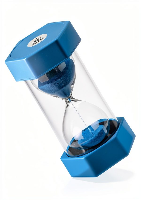 Large 30 Second Sand Timer, Colorful Durable Hourglass Sand Clock, Plastic Blue Sand Watch 30 Sec for Kids Games Classroom-2