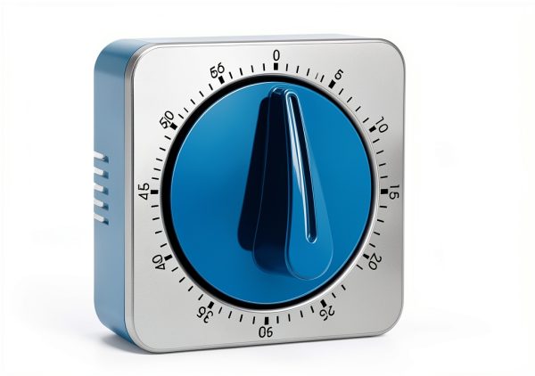 Kitchen Timer ALBAYRAK Mechanical Desk Timer with Magnetic Blue Steel-5