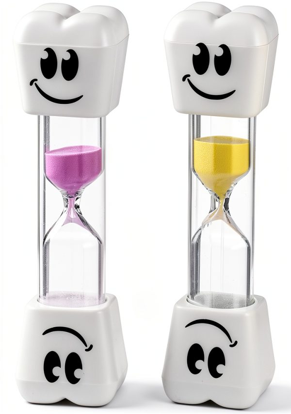 Smile Tooth 2 Minute Sand Timer 2 Pack Colors Rhode Island Novelty-2