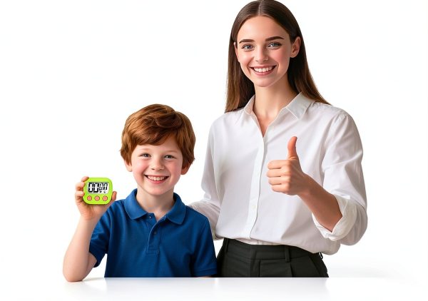Digital Timer AOUVES Classroom Timer 4-Pack Pink Blue Green Purple-1
