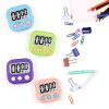 Digital Timer AOUVES Classroom Timer 4-Pack Pink Blue Green Purple-3