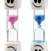 Smile Tooth 2 Minute Sand Timer 2 Pack Colors Rhode Island Novelty-0