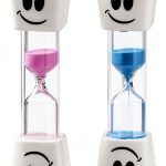 Smile Tooth 2 Minute Sand Timer 2 Pack Colors Rhode Island Novelty-0