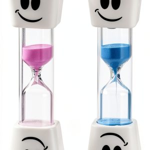 Smile Tooth 2 Minute Sand Timer 2 Pack Colors Rhode Island Novelty-0