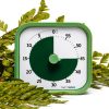 TIME TIMER Home MOD - 60 Minute Kids Visual Timer Home Edition - for Homeschool Supplies Study Tool, Timer for Kids Desk, Office Desk and Meetings with Silent Operation (Fern Green)-2